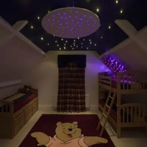 Star Cloth Ceiling Ring Fibre Optic