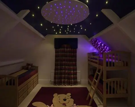 Star Cloth Ceiling Ring Fibre Optic