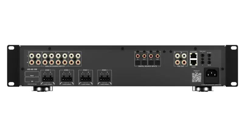 RTI Control AD-46-100 - 4x6 DSP Matrix Amplifier - 100W Distribution System - Image 2