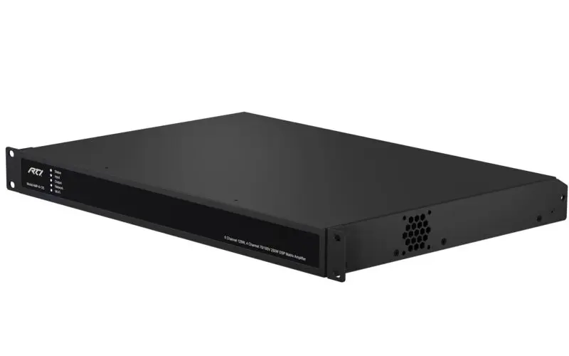 RTI Control AMP-8-125 - 8 Channel 125W 8Ω, 4 Channel 70/100V 250W DSP Matrix Amp - Image 4