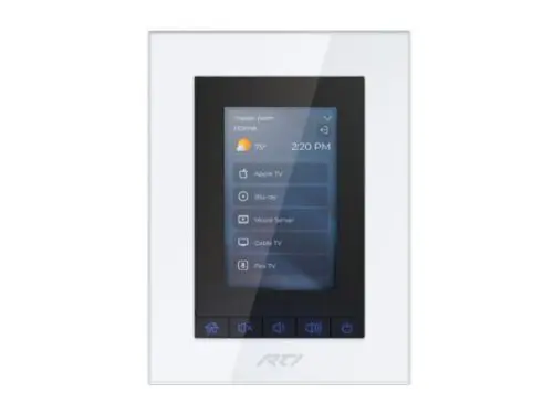 KX3 3.5 inch In-Wall Touchpanel Keypad