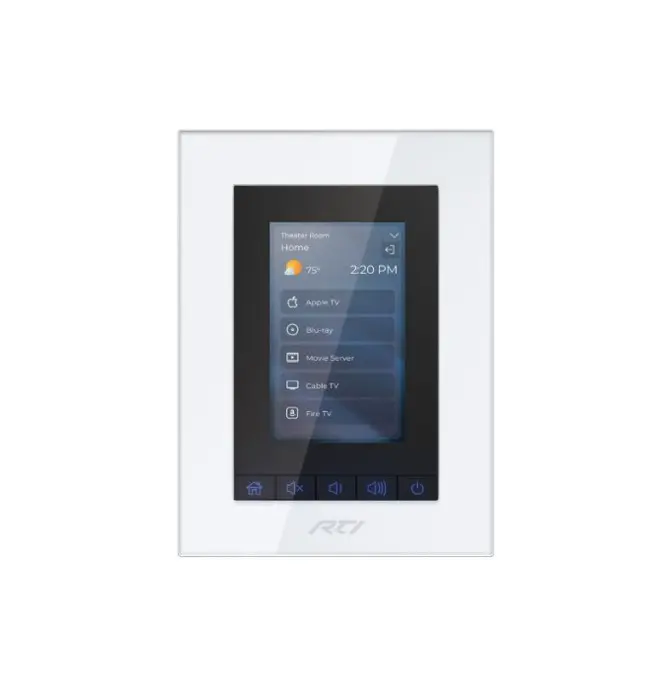 RTI Control KX3 3.5 inch In-Wall Touchpanel Keypad