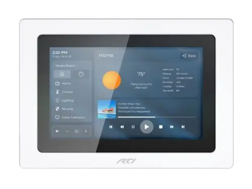 KX7 7 inch In-Wall Touchpanel Keypad