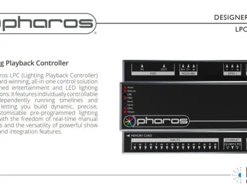 Pharos Designer LPC Lighting Playback Controller