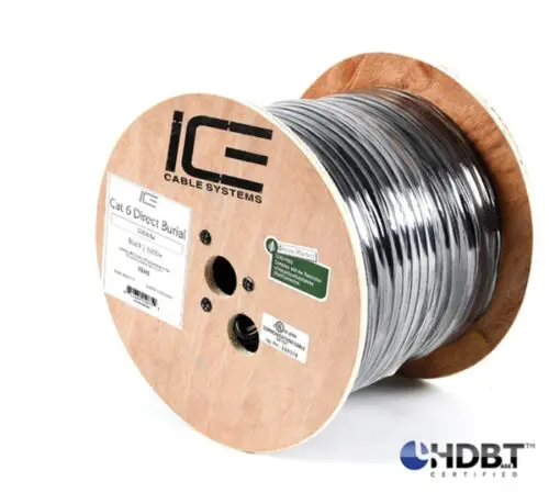 ICE Network Cat 6 Direct Burial Outdoor Shielded 1000 Feet Cable - Image 4