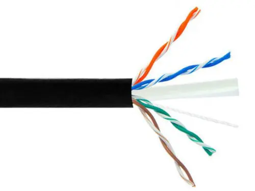 ICE Network Cat 6 Direct Burial Outdoor Shielded 1000 Feet Cable