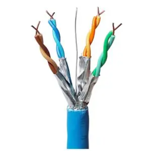 ICE Network Cable Cat 7 LSZH Cable 10Gig 23AWG 4 Pair Solid Shielded 1000 Feet