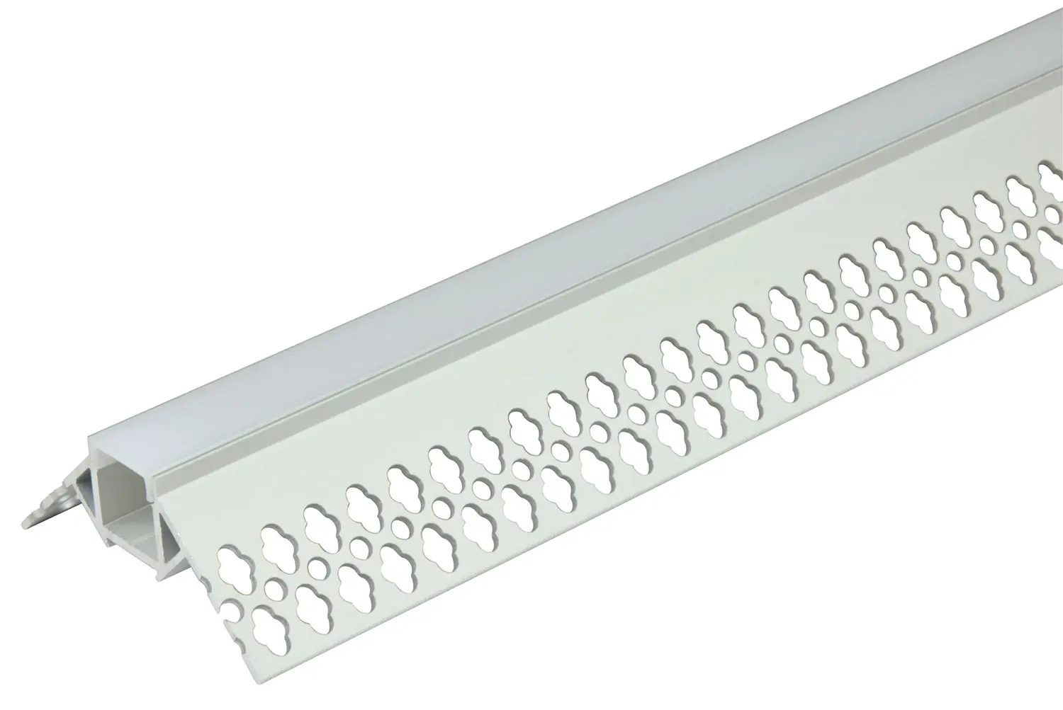 Aluminium Channel Profile Extrusion Plaster-in Corner For LED Ribbon/Tape - Image 2