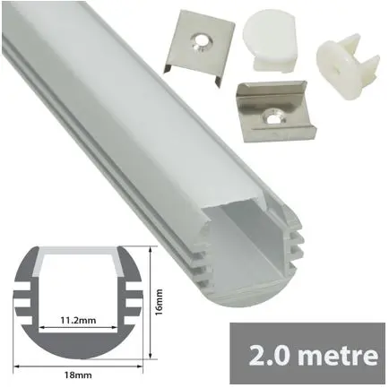 PC05 - 2M Aluminium Channel Profile For LED Ribbon/Tape