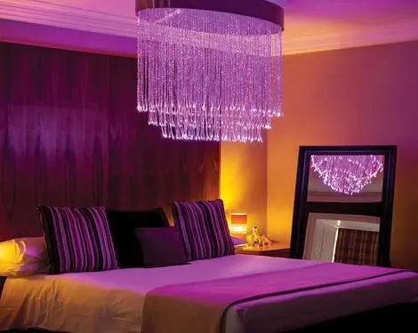 1M Fibre Optic Elliptical Chandelier