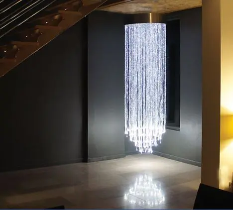 UFO 2Metre Corona UFO Fibre Optic Circular Chandelier 700