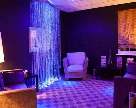 Fibre Optic Corona Wave Effect Chandelier