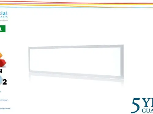 1200 x 300 Panel Light 40W LED