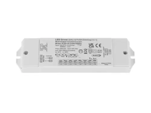 ELED-20-C250/700DP2 DALI2 Dimmable Constant Current LED Driver