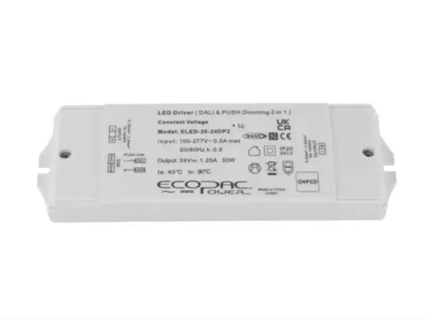 Ecopac 60W DALI Dimmable LED Driver ELED-60-DP2