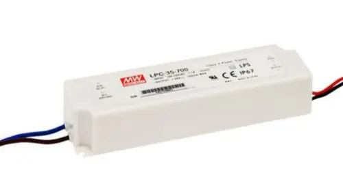 MEAN WELL LPC-35 Series Constant Current Non-dim LED Driver