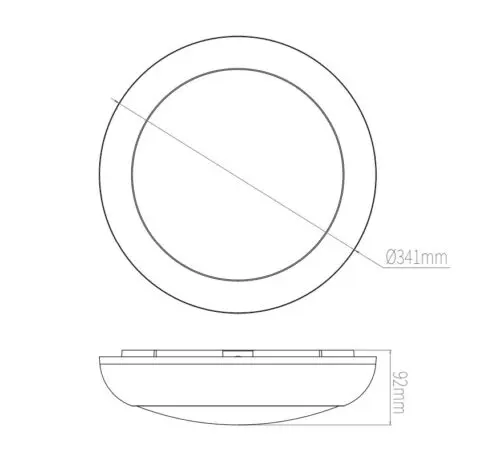 Emergency FORCA Bulkhead 77902 CCT IP65 Tri Watt Microwave - Image 4