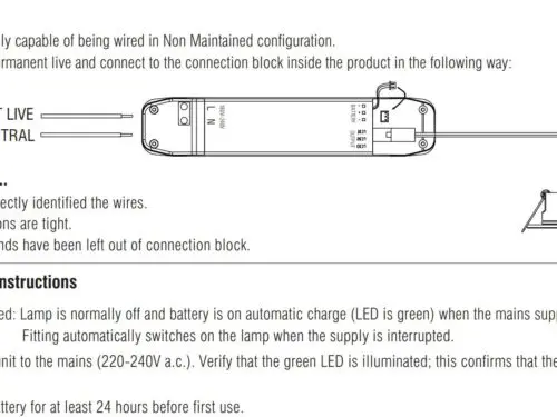 Emergency SightPRO Downlight 2W 6500K Emergency SightPRO Downlight 2W 6500K