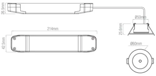 Emergency SightPRO Downlight 2W 6500K - Image 5