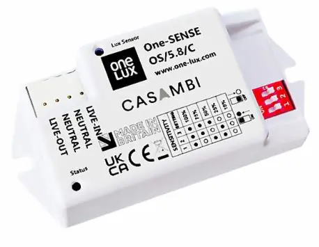 one-LUX ONE-SENSE OS-5.8C – CASAMBI Microwave sensor