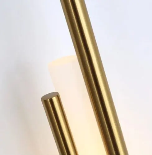 DEC008 Art Deco Brass Style 4 Piece Wall Light - Image 3
