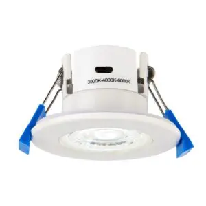 5W SAXBY Fire Rated ShieldECO CCT IP65 Downlight 92751