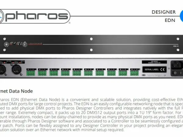 Pharos Designer EDN Ethernet Data Node