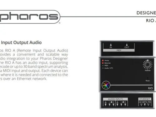 Pharos Designer RIO A