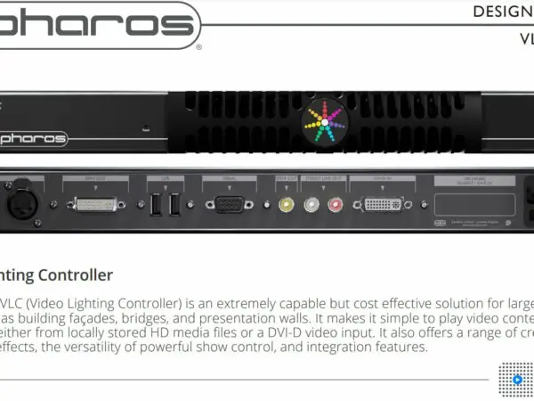 Pharos Designer VLC Lighting Controller