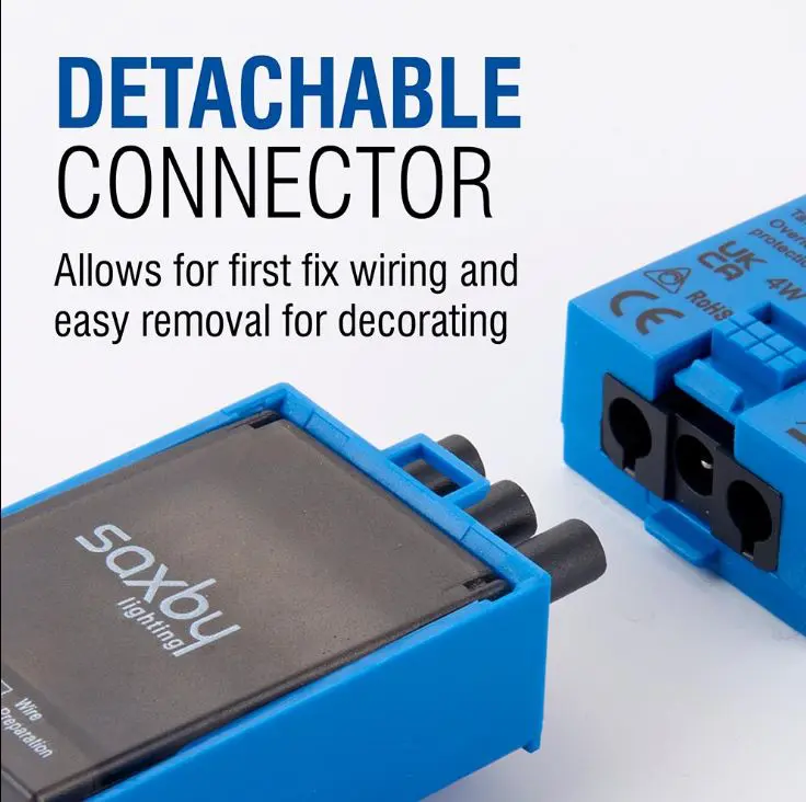 4W 6W 8W Saxby Fire Rated ShieldPRO Tri Wattage 4CCT Downlight 102630 - Image 3