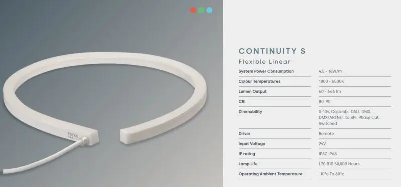 TRYKA Continuity S Flexible Linear - Image 2