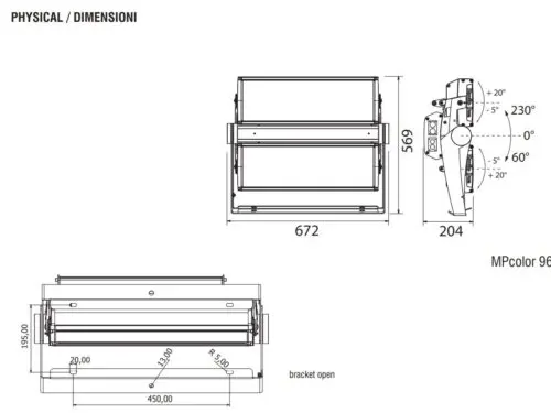 STUDIO DUE Wall washer: MPCOLOR 96 RGBW (it.194010) STUDIO DUE Wall washer: MPCOLOR 96 RGBW (it.194010)