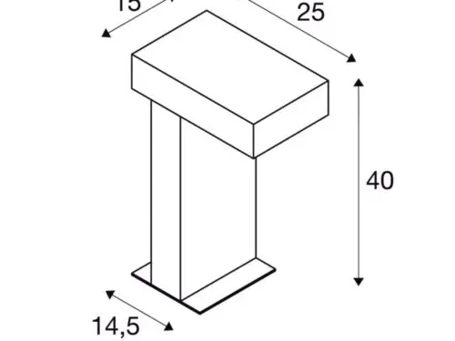 RUSTY Pathlight 40 LED Pole RUSTY Pathlight 40 LED Pole