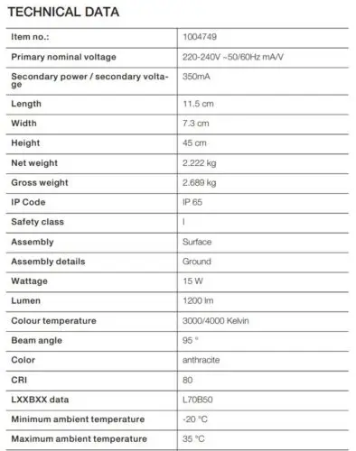 ESKINA FRAME 45 FL outdoor LED floor light - Image 5