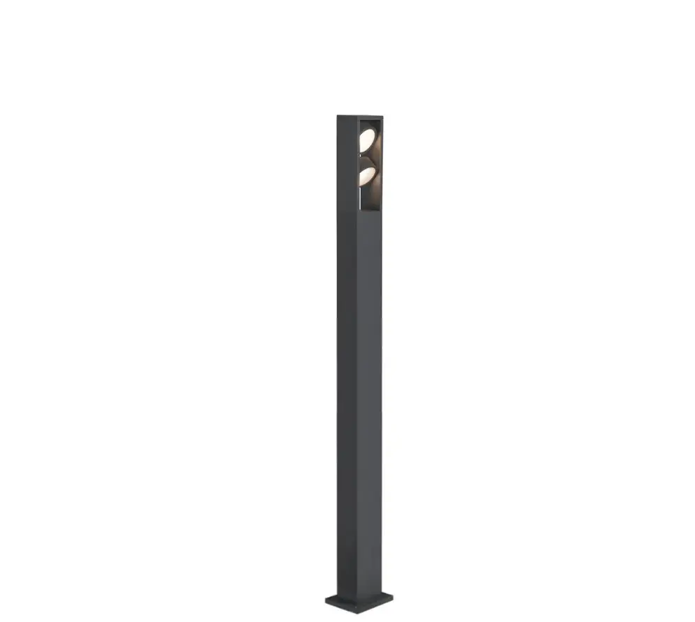 ESKINA FRAME 175 Pole double anthracite free-standing lamp 27W 3000/4000K 95°
