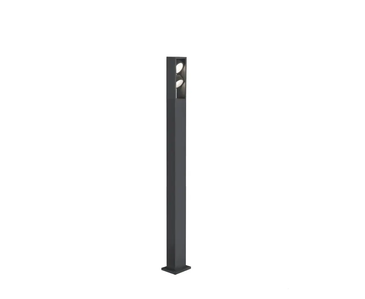 ESKINA FRAME 175 Pole double anthracite free-standing lamp 27W 3000/4000K 95° - Image 3