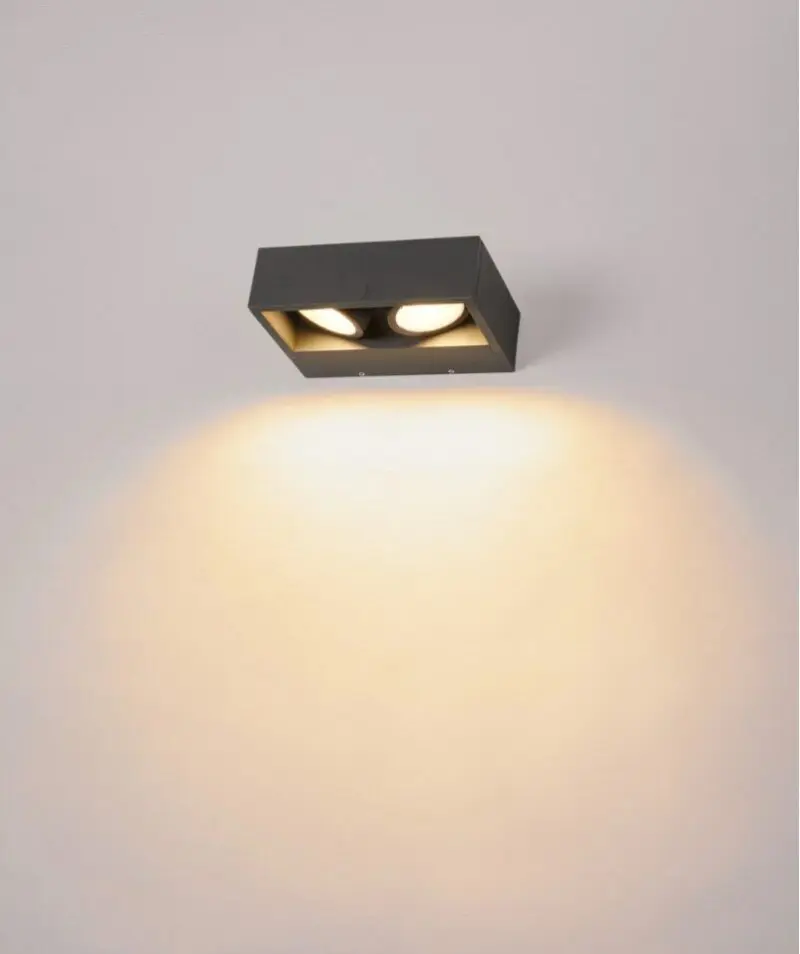 ESKINA FRAME WL Double Wall-Mounted Light Anthracite 27W 3000/4000K - Image 2