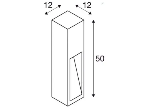 RUSTY SLOT 50 LED Outdoor Floor Stand RUSTY SLOT 50 LED Outdoor Floor Stand