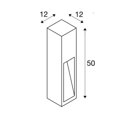 RUSTY SLOT 50 LED Outdoor Floor Stand - Image 2