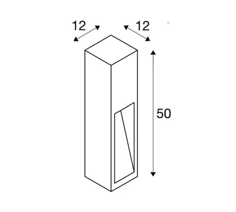 RUSTY SLOT 50 LED Outdoor Floor Stand - Image 2