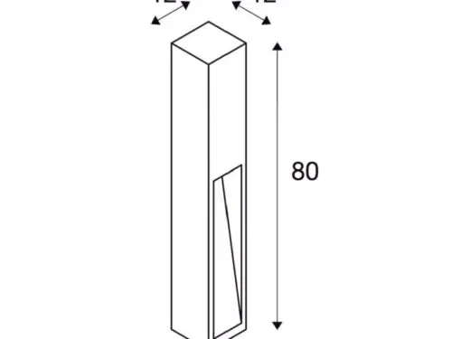 RUSTY Pathlight 40 LED Pole RUSTY Pathlight 40 LED Pole