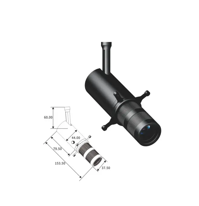 10watt GHSVG-4510-2035 Framing Projector Spotlight Contour Zoom & Focus Magnetic Track