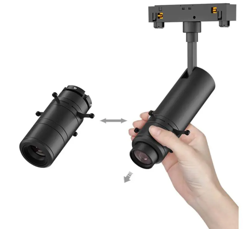 10W GHSVG-4510-2035 Magnetic Track Framing Projector Spotlight Contour Zoom & Focus - Image 5