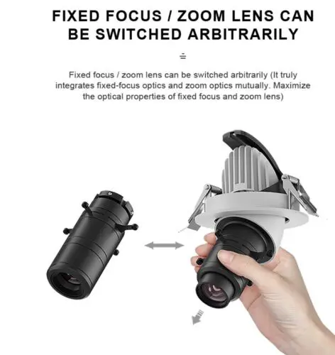 10W GHSVG4510 Framing Projector Spotlight Contour Zoom & Focus Recessed - Image 4