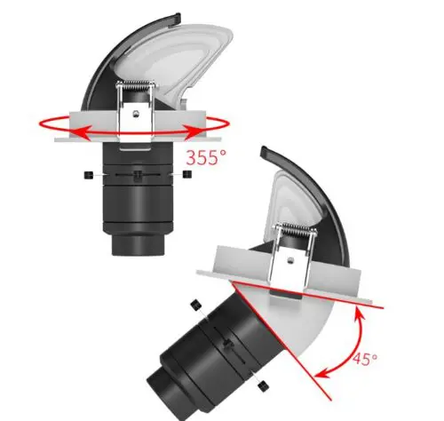 10W GHSVG4510 Framing Projector Spotlight Contour Zoom & Focus Recessed - Image 8
