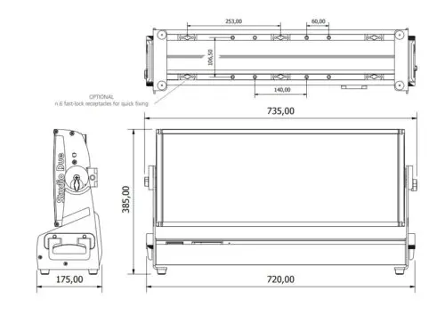 Studio Due Narrow beam: City Color10 Beam RGBW (it. 220310) - Image 3
