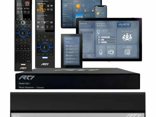 RTI EVAL EVALUATION SYSTEM COMPRISING XP-6S CONTROL PROCESSOR AND MS1 MUSIC STREAMER WITH CHOICE OF USER CONTROL INTERFACES SET
