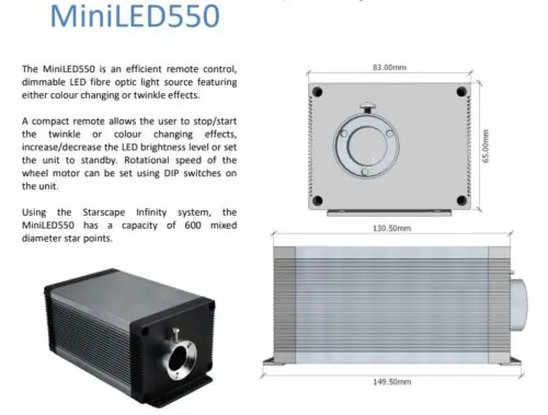Mini 200 Fibre Optics Stars Ceiling Kit - Image 7