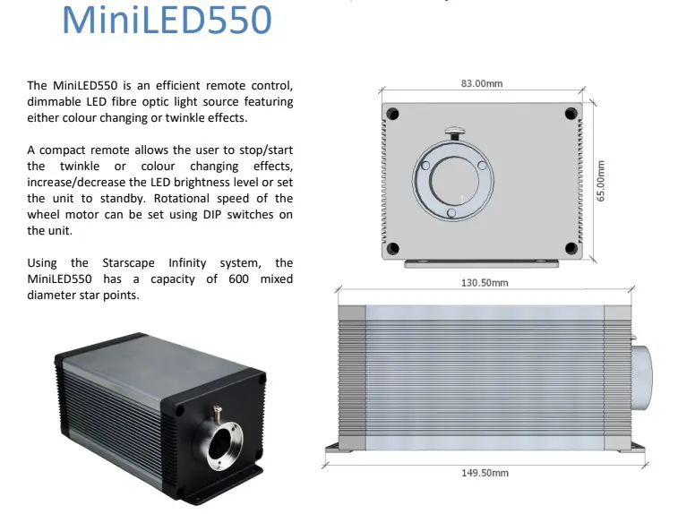 Mini 200 Fibre Optics Stars Ceiling Kit - Image 7