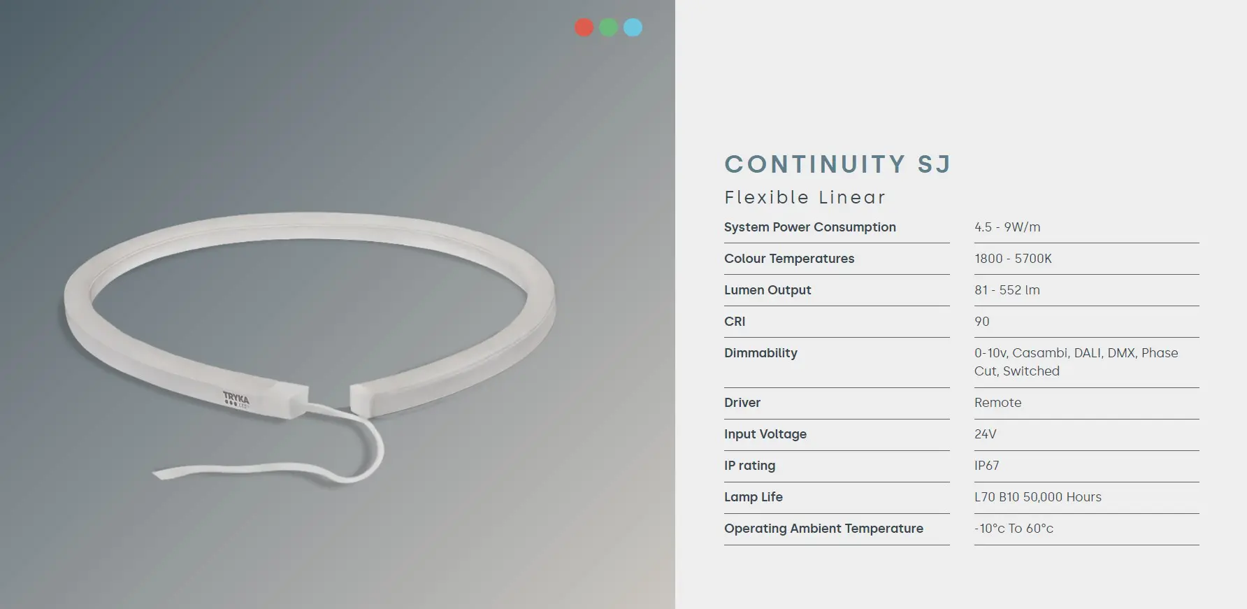 TRYKA CONTINUITY SJ Flexible Linear - Image 2